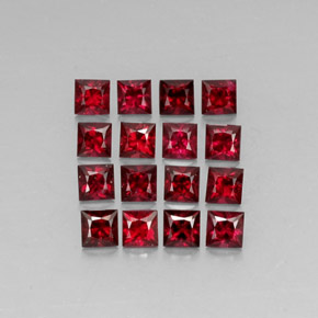 Achetez naturel ct rouge spinelle gems, carré, en provenance myanmar (birmanie) chez gemselect. en stock, livraison internationale!