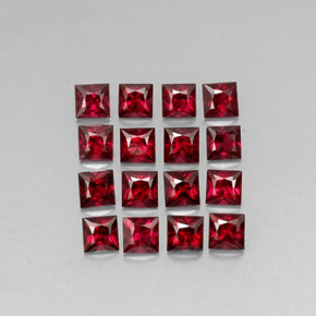 Achetez naturel ct rouge spinelle gems, carré, en provenance myanmar (birmanie) chez gemselect. en stock, livraison internationale!