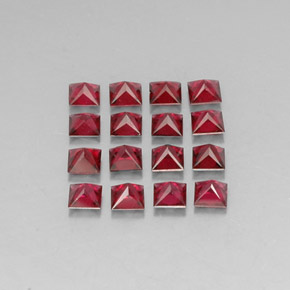 Achetez naturel ct rouge spinelle gems, carré, en provenance myanmar (birmanie) chez gemselect. en stock, livraison internationale!