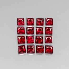 Achetez naturel ct rouge spinelle gems, carré, en provenance myanmar (birmanie) chez gemselect. en stock, livraison internationale!