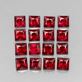 Achetez naturel ct rouge spinelle gems, carré, en provenance myanmar (birmanie) chez gemselect. en stock, livraison internationale!