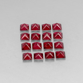 Achetez naturel ct rouge spinelle gems, carré, en provenance myanmar (birmanie) chez gemselect. en stock, livraison internationale!