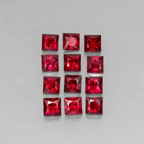 Achetez naturel ct rouge spinelle gems, carré, en provenance myanmar (birmanie) chez gemselect. en stock, livraison internationale!