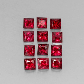 Achetez naturel ct rouge spinelle gems, carré, en provenance myanmar (birmanie) chez gemselect. en stock, livraison internationale!