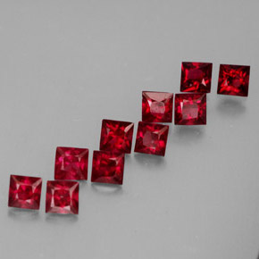 Achetez naturel ct rouge spinelle gems, carré, en provenance myanmar (birmanie) chez gemselect. en stock, livraison internationale!