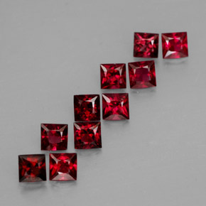 Achetez naturel ct rouge spinelle gems, carré, en provenance myanmar (birmanie) chez gemselect. en stock, livraison internationale!