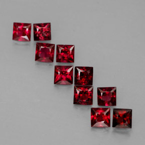 Achetez naturel ct rouge spinelle gems, carré, en provenance myanmar (birmanie) chez gemselect. en stock, livraison internationale!
