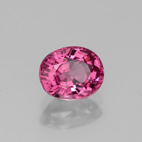 Spinelle rose naturelle coupe ovale, 1,12 ct, VVS-VS