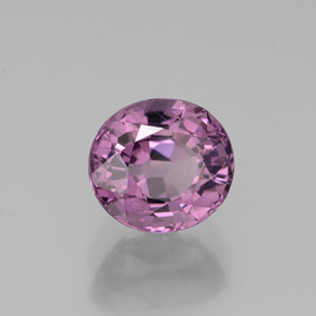 Spinelle rose naturelle coupe ovale, 1,37 ct, VVS-VS