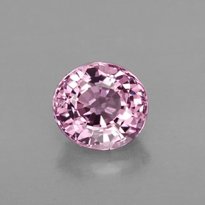 Spinelle rose naturelle coupe ovale, 0,82 ct, VVS-VS