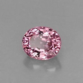 Spinelle rose naturelle coupe ovale, 0,77 ct, VS