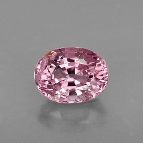 Spinelle rose naturelle coupe ovale, 0,88 ct, VS-SI