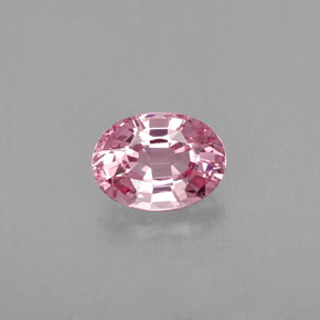 Spinelle rose naturelle coupe ovale, 0,67 ct, VVS-VS