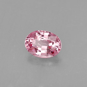 Spinelle rose naturelle coupe ovale, 0,67 ct, VVS-VS