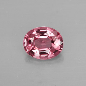 Spinelle rose naturelle coupe ovale, 0,99 ct, VVS-VS