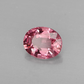 Spinelle rose naturelle coupe ovale, 0,99 ct, VVS-VS