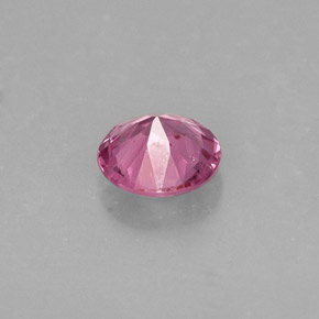 Spinelle rose naturelle coupe roude, 0,62 ct, SI