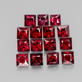 Achetez naturel ct rouge spinelle gems, carré, en provenance tanzanie chez gemselect. en stock, livraison internationale!