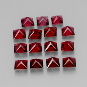 Achetez naturel ct rouge spinelle gems, carré, en provenance tanzanie chez gemselect. en stock, livraison internationale!
