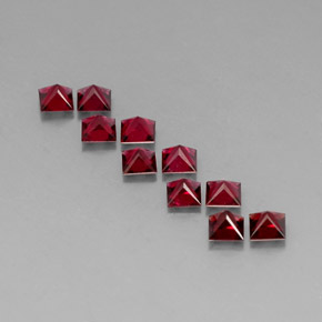Achetez naturel ct rouge spinelle gems, carré, en provenance tanzanie chez gemselect. en stock, livraison internationale!