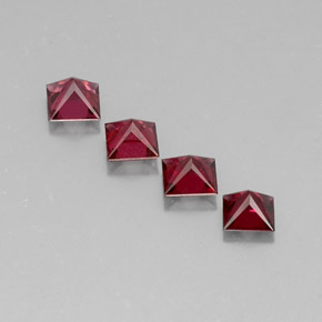 Achetez naturel ct rouge spinelle gems, carré, en provenance myanmar (birmanie) chez gemselect. en stock, livraison internationale!
