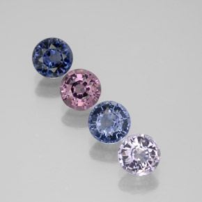 Achetez naturel ct multicolore spinelle gems, coupe roude, en provenance tanzanie chez gemselect. en stock, livraison internationale!