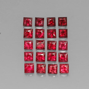 Achetez naturel ct rouge spinelle gems, carré, en provenance myanmar (birmanie) chez gemselect. en stock, livraison internationale!