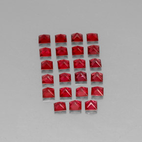 Achetez naturel ct rouge spinelle gems, carré, en provenance myanmar (birmanie) chez gemselect. en stock, livraison internationale!