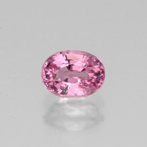 Spinelle rose naturelle coupe ovale, 0,73 ct, VVS