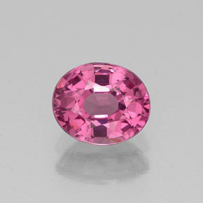 Spinelle rose naturelle coupe ovale, 0,86 ct, VS