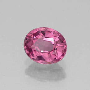 Spinelle rose naturelle coupe ovale, 0,86 ct, VS