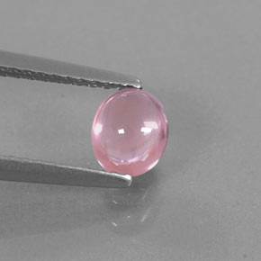Spinelle rose naturelle coupe ovale, 0,64 ct, transparent