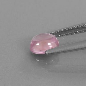 Spinelle rose naturelle coupe ovale, 0,64 ct, transparent