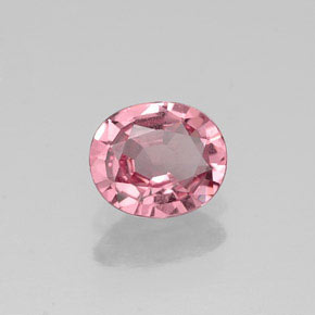 Spinelle rose naturelle coupe ovale, 0,69 ct, VVS