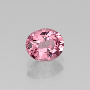 Spinelle rose naturelle coupe ovale, 0,91 ct, VVS