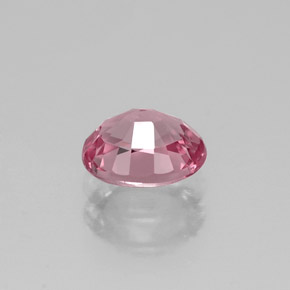 Spinelle rose naturelle coupe ovale, 0,91 ct, VVS