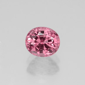 Spinelle rose naturelle coupe ovale, 0,89 ct, VS