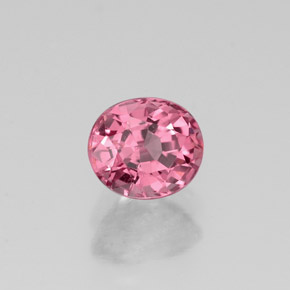 Spinelle rose naturelle coupe ovale, 0,89 ct, VS