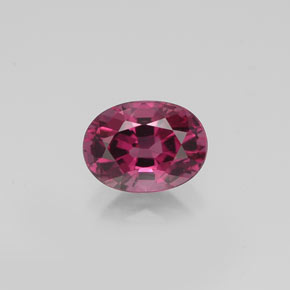 Spinelle rose naturelle coupe ovale, 0,87 ct, VVS