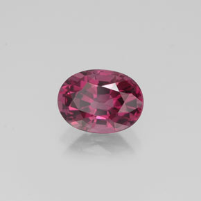 Spinelle rose naturelle coupe ovale, 0,87 ct, VVS