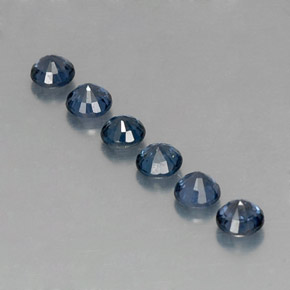 Achetez naturel ct bleue spinelle gems, coupe roude, en provenance tanzanie chez gemselect. en stock, livraison internationale!