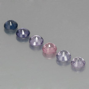 Achetez naturel ct multicolore spinelle gems, coupe roude, en provenance tanzanie chez gemselect. en stock, livraison internationale!