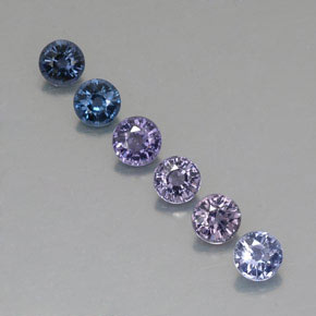 Achetez naturel ct multicolore spinelle gems, coupe roude, en provenance tanzanie chez gemselect. en stock, livraison internationale!