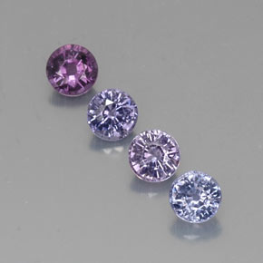 Achetez naturel ct multicolore spinelle gems, coupe roude, en provenance tanzanie chez gemselect. en stock, livraison internationale!