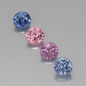 Achetez naturel ct multicolore spinelle gems, coupe roude, en provenance tanzanie chez gemselect. en stock, livraison internationale!
