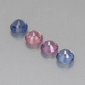 Achetez naturel ct multicolore spinelle gems, coupe roude, en provenance tanzanie chez gemselect. en stock, livraison internationale!
