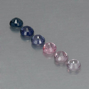 Achetez naturel ct multicolore spinelle gems, coupe roude, en provenance tanzanie chez gemselect. en stock, livraison internationale!