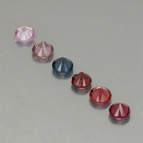 Achetez naturel ct multicolore spinelle gems, coupe roude, en provenance myanmar (birmanie) chez gemselect. en stock, livraison internationale!