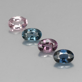 Achetez naturel ct multicolore spinelle gems, coupe ovale, en provenance tanzanie chez gemselect. en stock, livraison internationale!