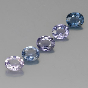 Achetez naturel ct multicolore spinelle gems, coupe ovale, en provenance tanzanie chez gemselect. en stock, livraison internationale!